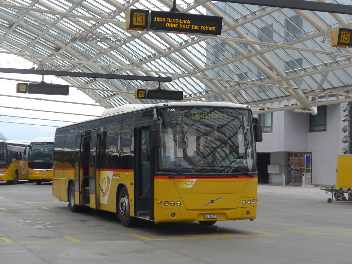 (208'026) - PostAuto Graubnden - GR 176'375 - Volvo (ex PostAuto Ostschweiz; ex Casutt, Gossau; ex PostAuto Ostschweiz) am 21. Juli 2019 in Chur, Postautostation