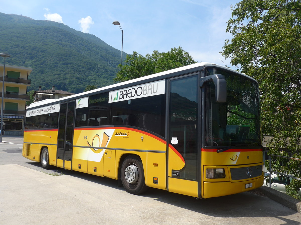 (208'057) - ATV, Rivera - Nr. 10/TI 215'029 - Mercedes (ex AutoPostale Ticino; ex P 25'524) am 21. Juli 2019 in Rivera, Garage