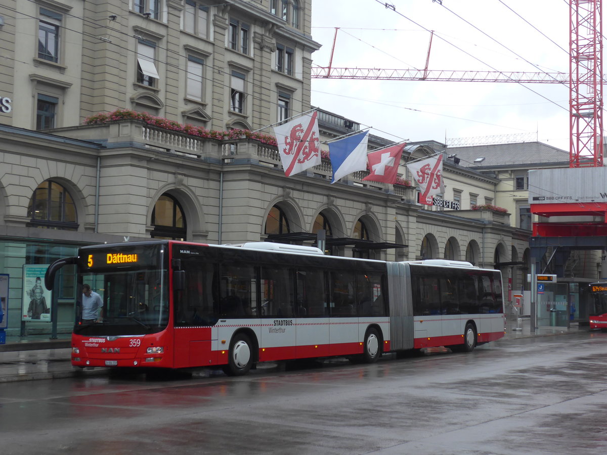 (208'182) - SW Winterthur - Nr. 359/ZH 886'359 - MAN am 28. Juli 2019 beim Hauptbahnhof Winterthur