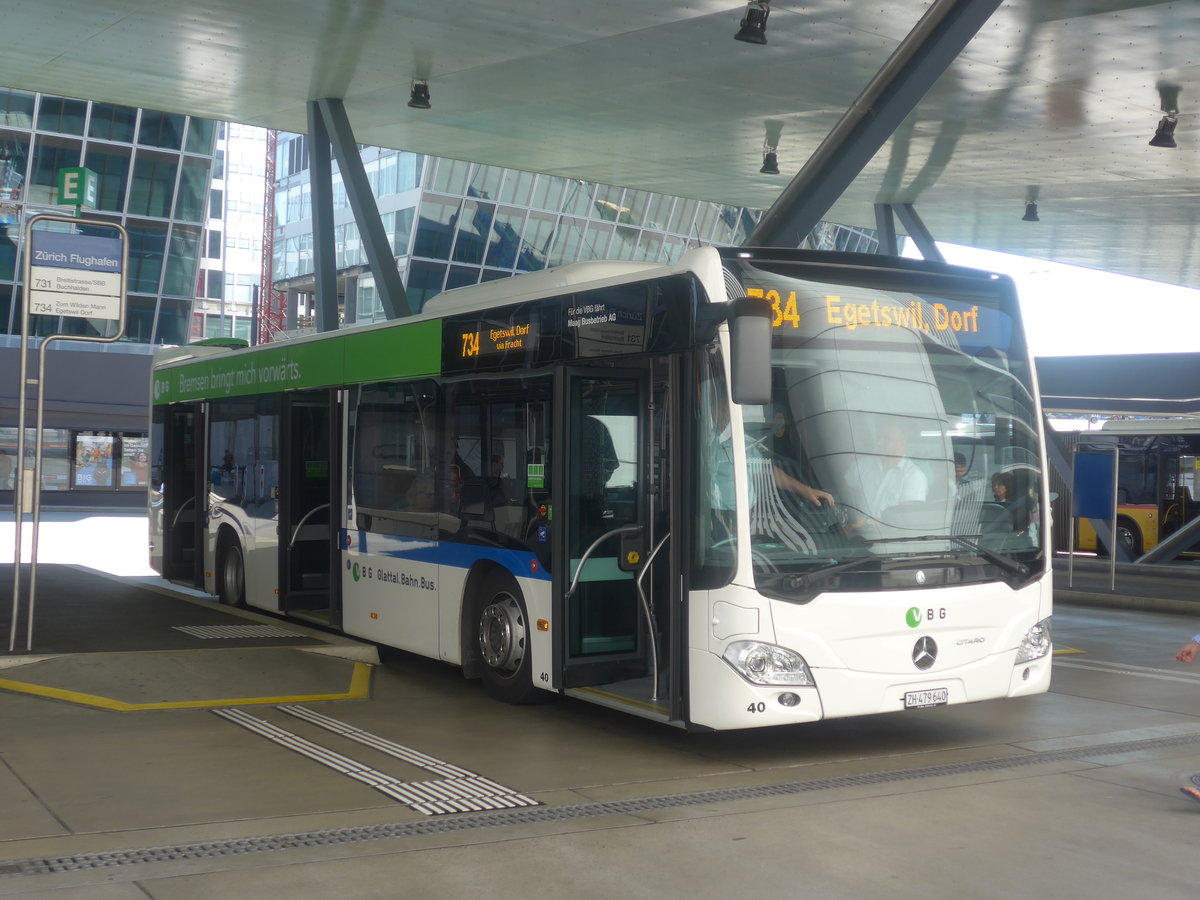 (208'646) - Maag, Kloten - Nr. 40/ZH 479'640 - Mercedes am 11. August 2019 in Zrich, Flughafen