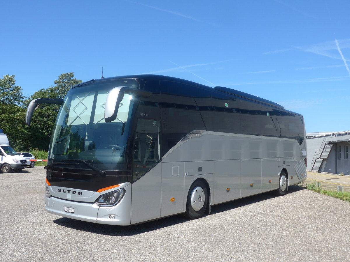 (208'658) - EvoBus, Kloten - ZH 652'587 - Setra am 11. August 2019 in Kloten, EvoBus