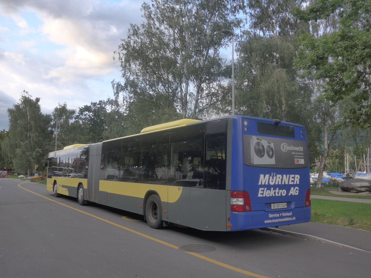 (208'716) - STI Thun - Nr. 146/BE 801'146 - MAN am 15. August 2019 in Thun, Lachen