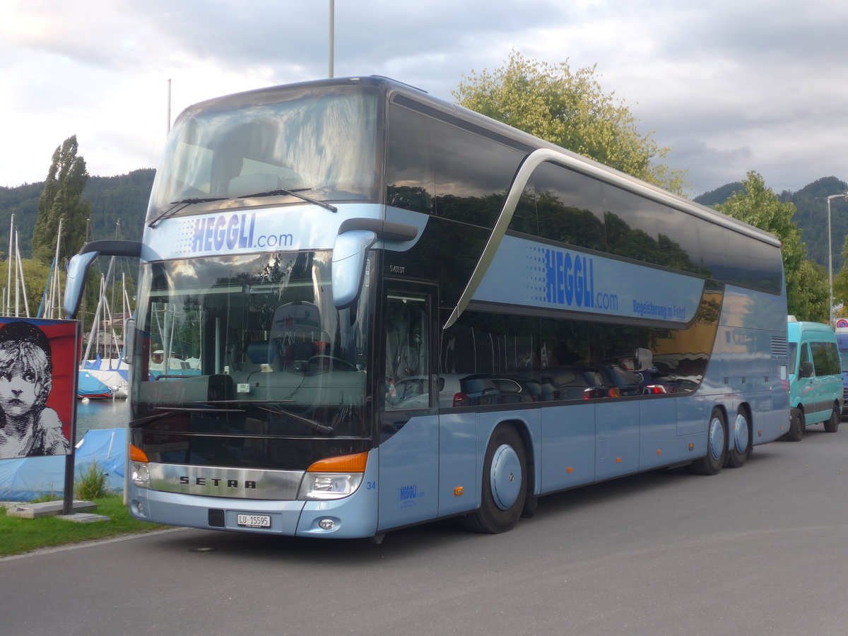 (208'721) - Heggli, Kriens - Nr. 34/LU 15'595 - Setra am 15. August 2019 in Thun, Strandbad