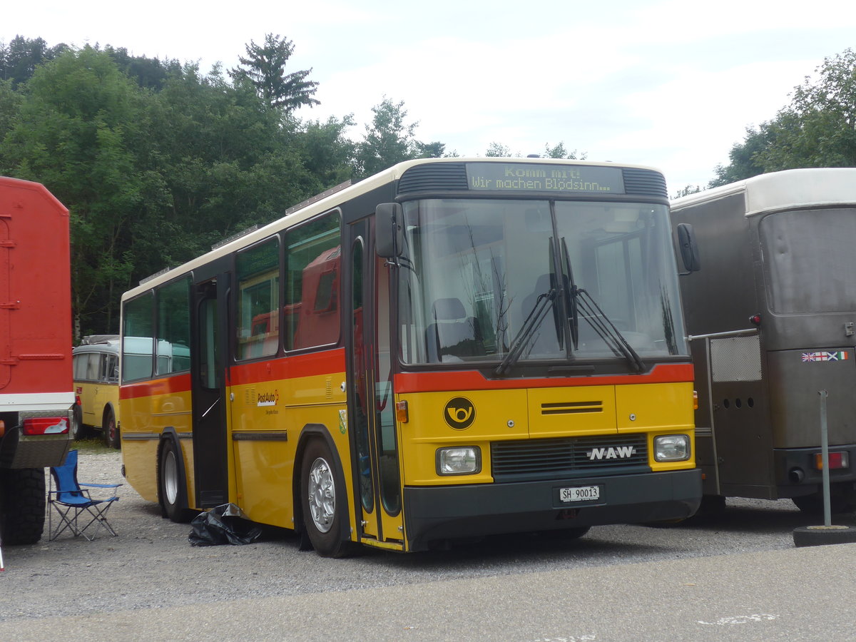 (208'826) - Bchi, Bussnang - SH 90'013 - NAW/Hess (ex Kng, Beinwil; ex Voegtlin-Meyer, Brugg Nr. 79) am 17. August 2019 in Atzmnnig, Schutt