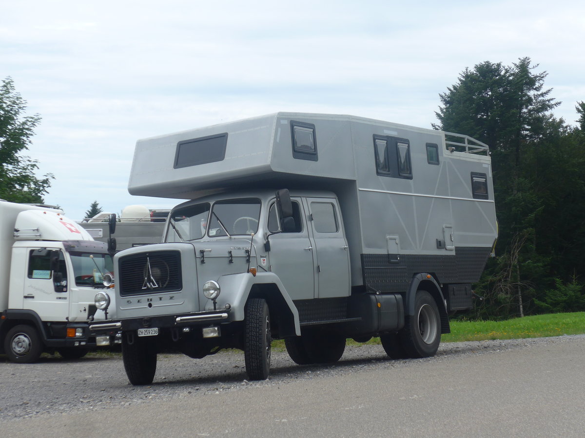 (208'833) - Magirus-Deutz - ZH 259'236 - am 17. August 2019 in Atzmnnig, Schutt