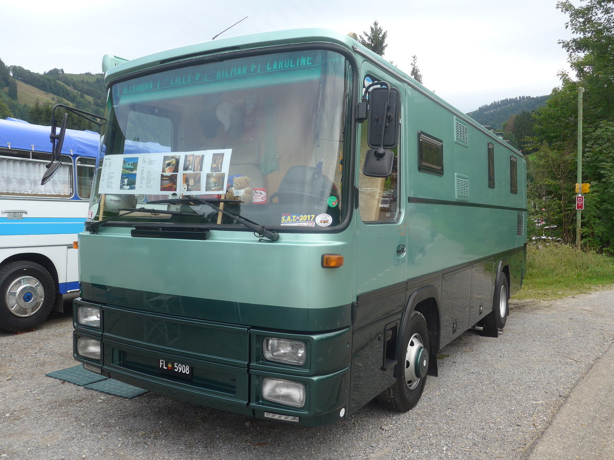 (208'888) - Aus Liechtenstein: Marxer, Schaan - FL 5908 - Magirus-Deutz am 17. August 2019 in Atzmnnig, Schutt