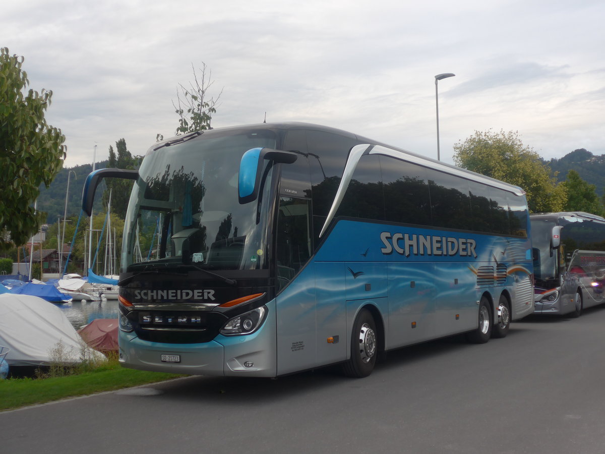 (208'966) - Schneider, Langendorf - SO 21'723 - Setra am 17. August 2019 in Thun, Strandbad