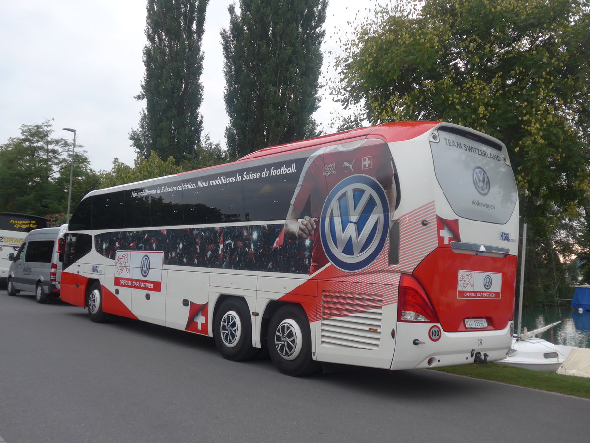 (209'068) - Heggli, Kriens - LU 15'592 - Neoplan am 23. August 2019 in Thun, Strandbad