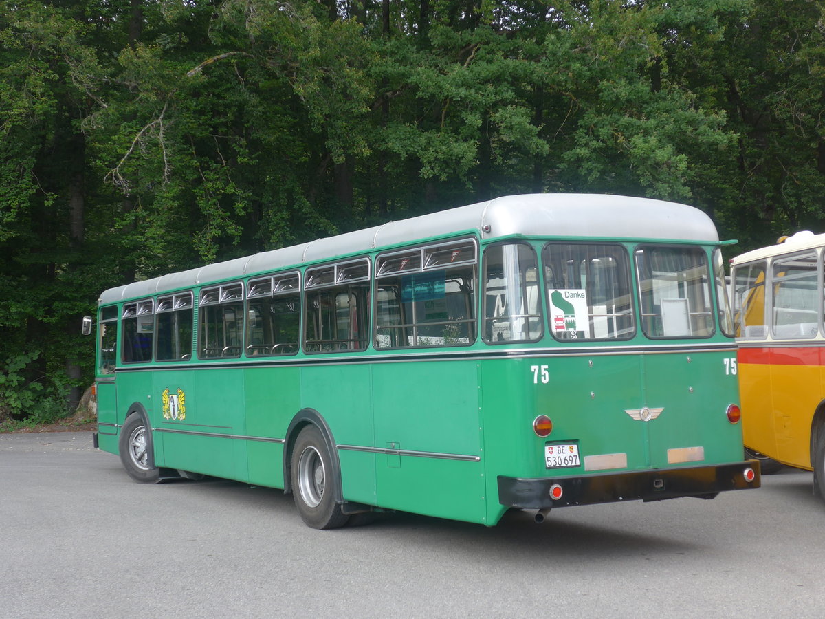 (209'290) - BVB Basel (RWB) - Nr. 75/BE 530'697 - FBW/FHS am 1. September 2019 in Burgdorf, kihof Ziegelgut