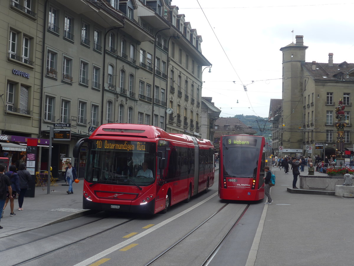 (209'340) - Bernmobil, Bern - Nr. 884/BE 832'884 - Volvo am 5. September 2019 in Bern, Zytglogge