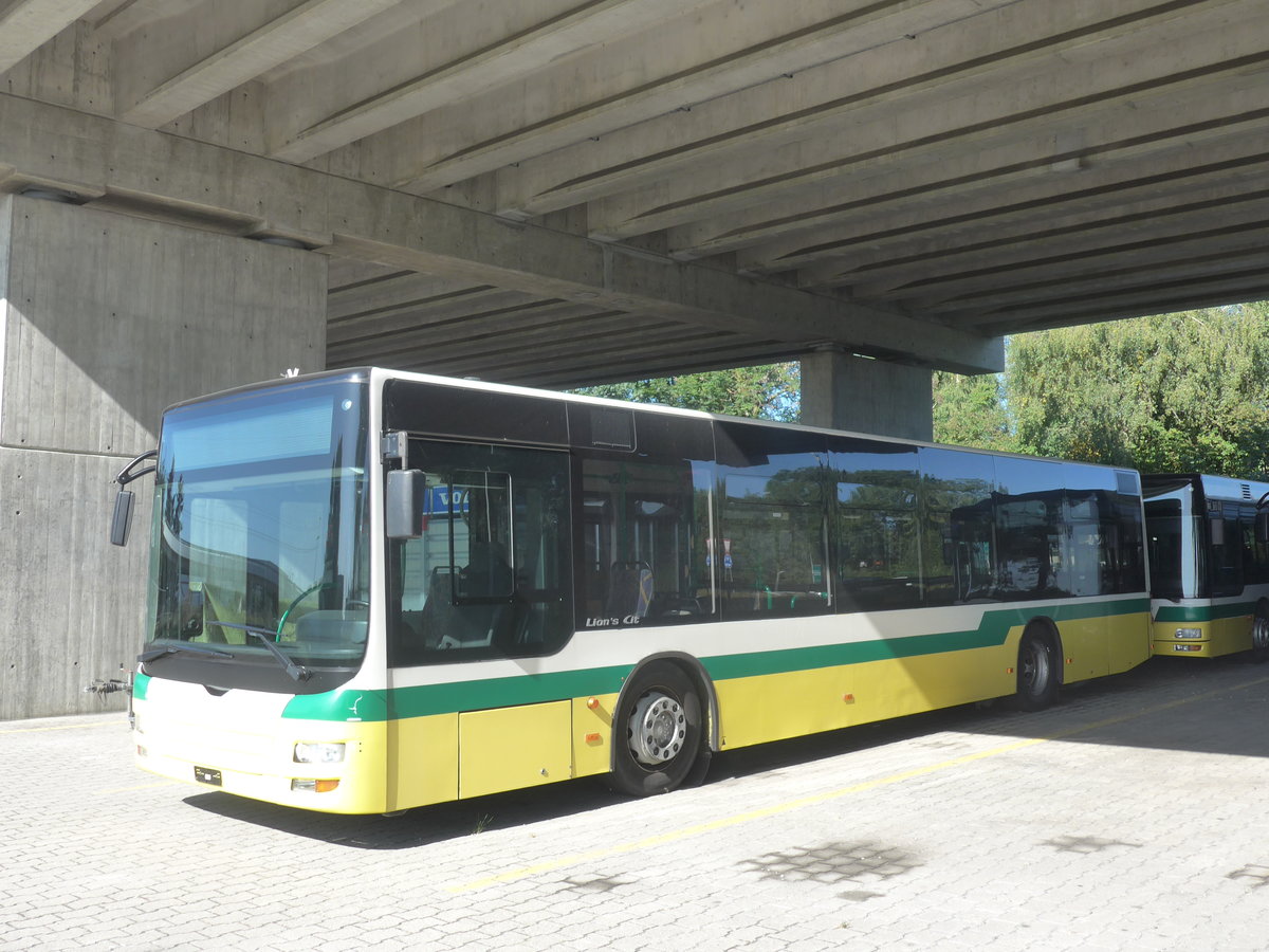 (209'672) - transN, La Chaux-de-Fonds - Nr. 207 - MAN (ex TN Neuchtel Nr. 207) am 15. September 2019 in Kerzers, Murtenstrasse