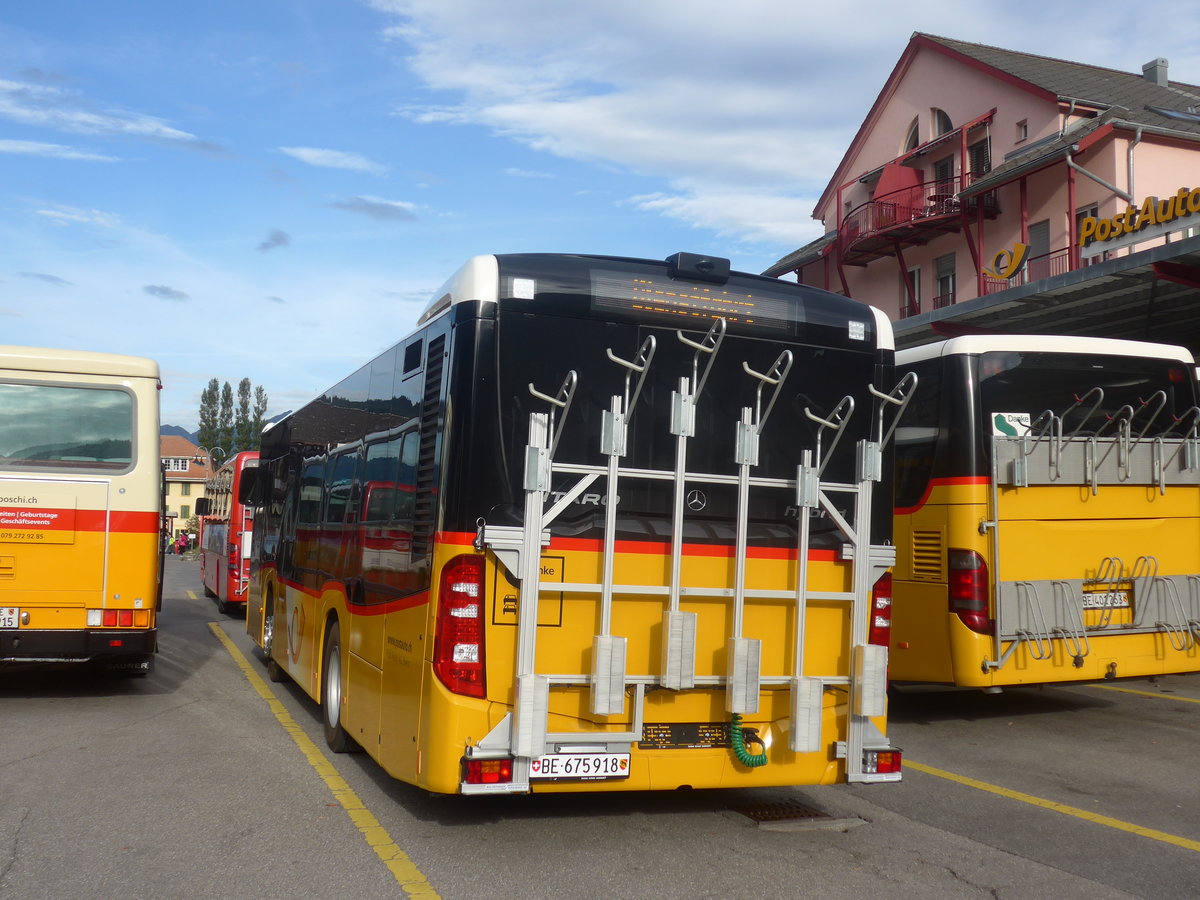 (209'742) - Flck, Brienz - Nr. 22/BE 675'918 - Mercedes am 22. September 2019 in Meiringen, Postautostation