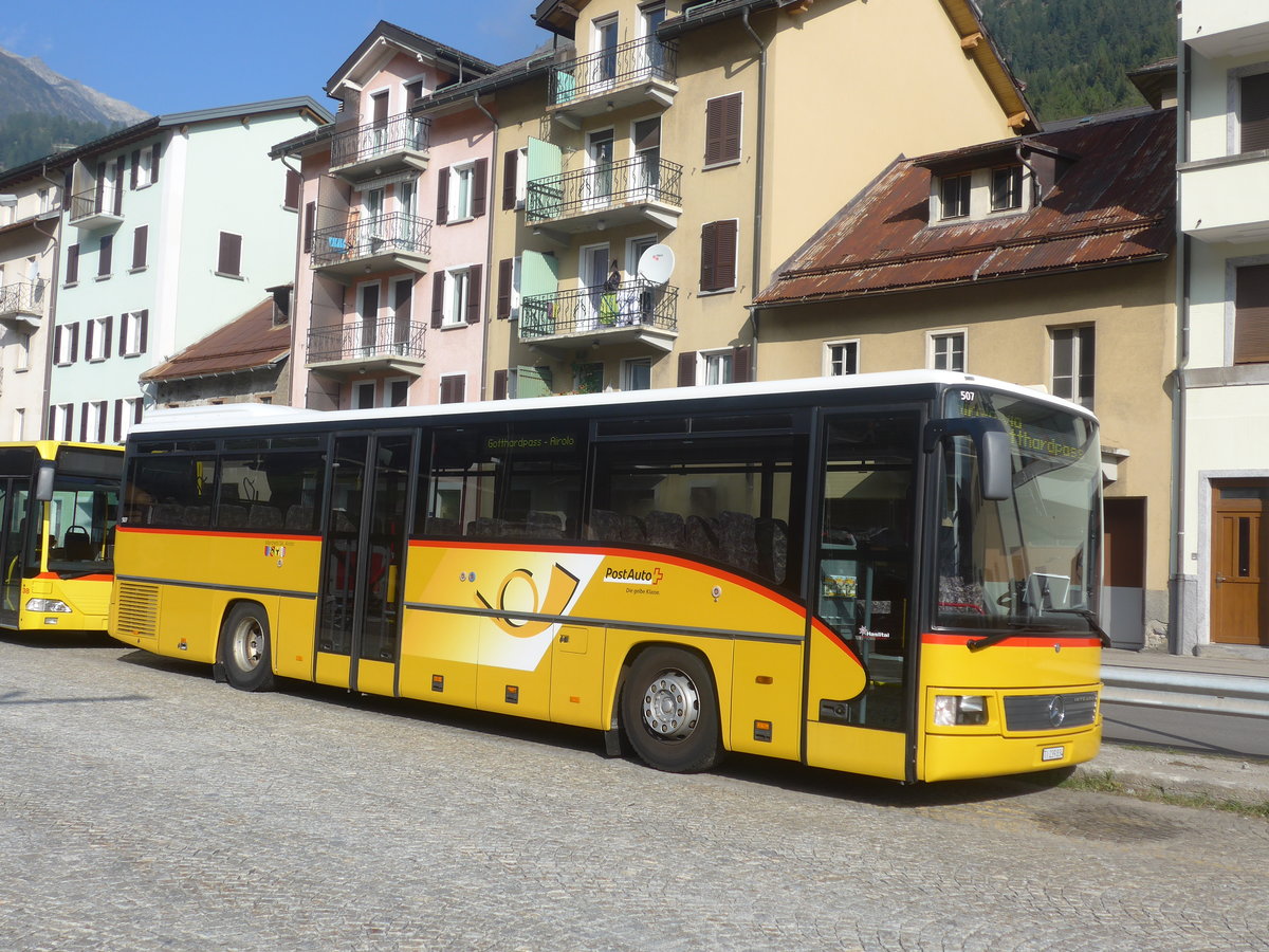 (209'821) - Marchetti, Airolo - TI 239'834 - Mercedes (ex AVG Meiringen Nr. 70) am 28. September 2019 beim Bahnhof Airolo