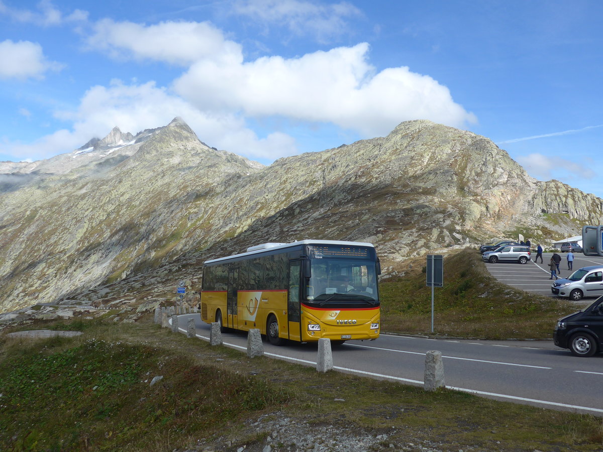 (209'840) - Flck, Brienz - Nr. 9/BE 156'358 - Iveco am 28. September 2019 auf dem Grimselpass