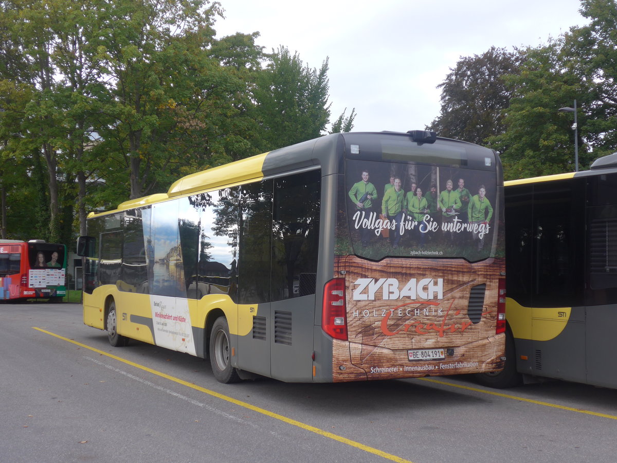 (209'886) - STI Thun - Nr. 191/BE 804'191 - Mercedes am 5. Oktober 2019 bei der Schifflndte Thun