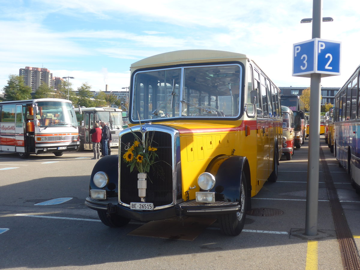 (210'137) - Engeloch, Riggisberg - BE 26'515 - Saurer/R&J (ex Nr. 9; ex Nr. 2) am 12. Oktober 2019 in Bern, Westside