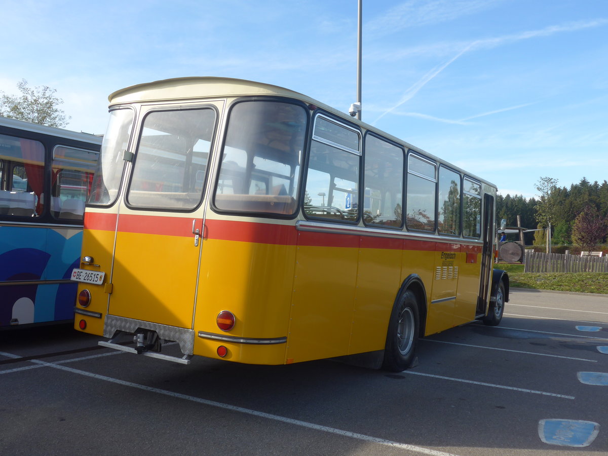 (210'163) - Engeloch, Riggisberg - BE 26'515 - Saurer/R&J (ex Nr. 9; ex Nr. 2) am 12. Oktober 2019 in Bern, Westside