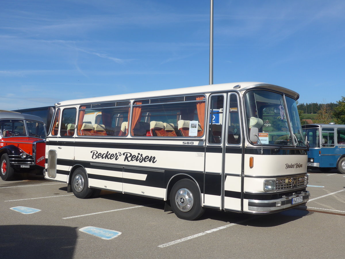 (210'175) - Aus Deutschland: Becker, Spiesen - NK-B 1975H - Setra am 12. Oktober 2019 in Bern, Westside