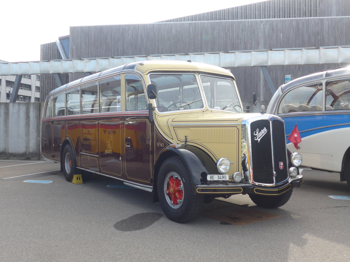 (210'199) - Marti, Kallnach - Nr. 40/BE 3490 - Saurer/Lauber am 12. Oktober 2019 in Bern, Westside