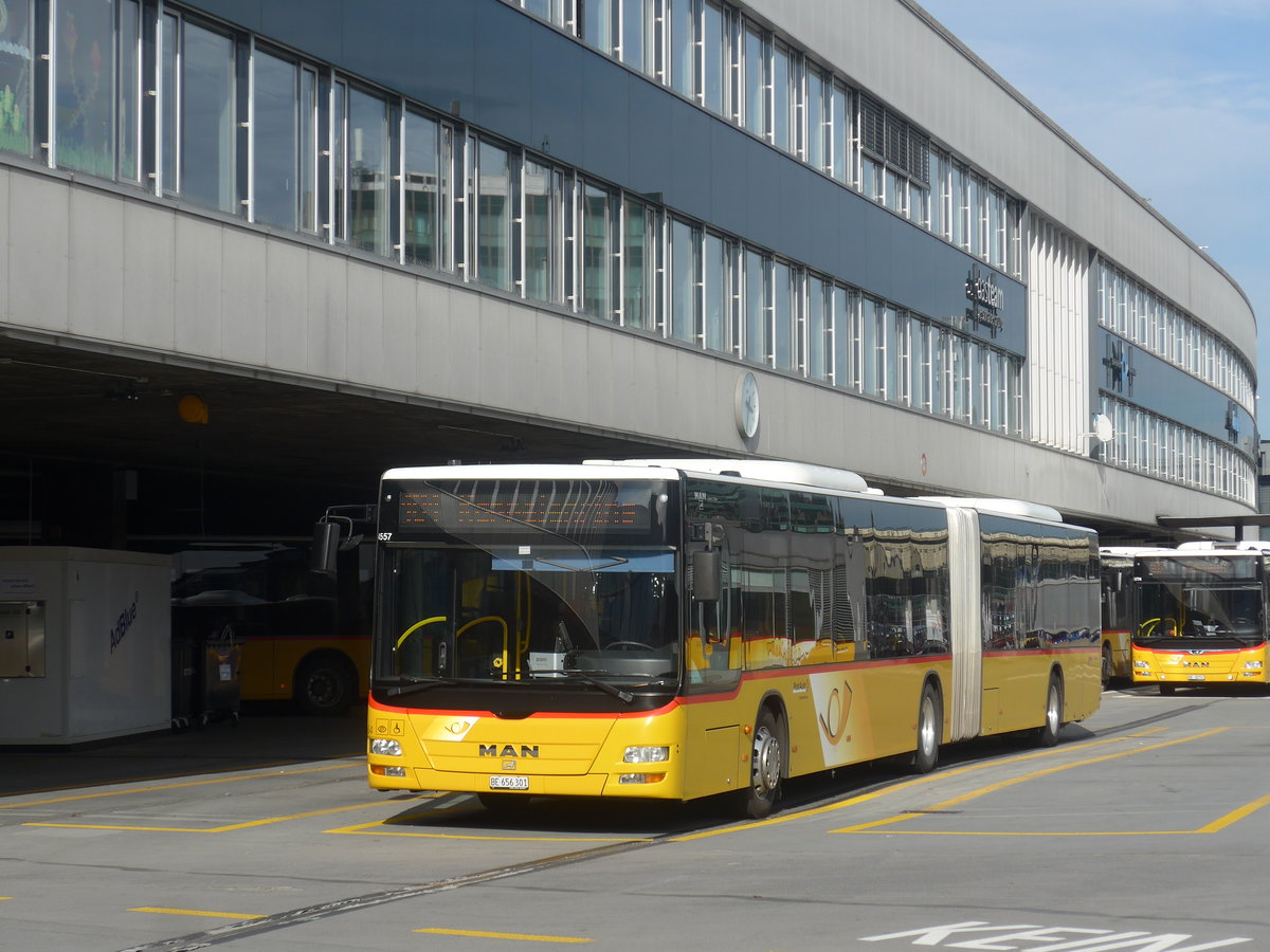 (210'276) - PostAuto Bern - Nr. 664/BE 656'301 - MAN am 12. Oktober 2019 in Bern, Postautostation