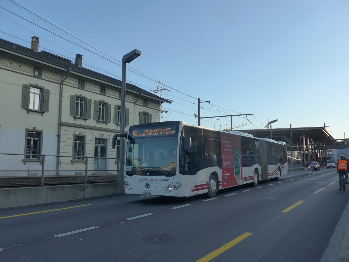 (210'349) - ARAG Ruswil - Nr. 49/LU 274'089 - Mercedes am 14. Oktober 2019 beim Bahnhof Zollikofen