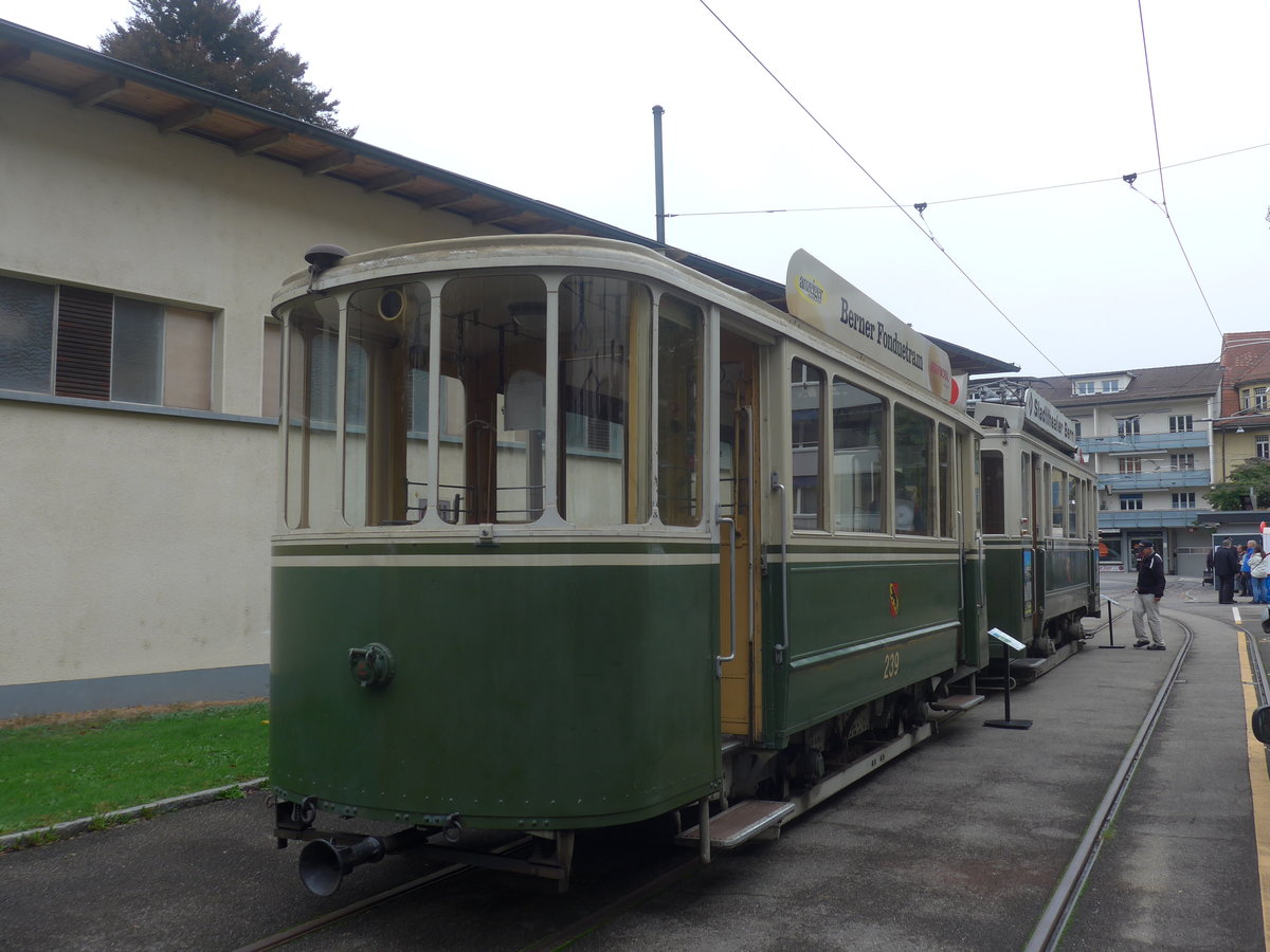 (210'417) - SVB-Tramanhnger - Nr. 239 - am 20. Oktober 2019 in Bern, Weissenbhl