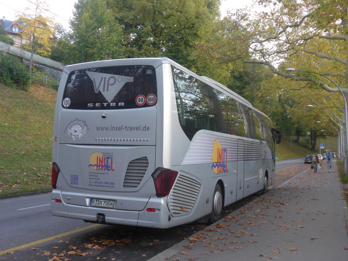 (210'486) - Aus Deutschland: Insel, Kln - K-IN 7004 - Setra am 20. Oktober 2019 in Bern, Grosser Muristalden