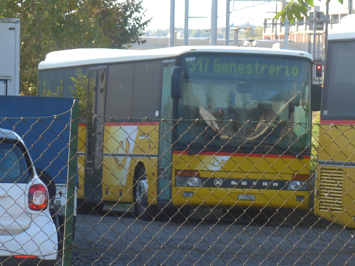 (210'524) - Autopostale, Muggio - Nr. 507/TI 215'201 - Setra (ex AutoPostale Ticino Nr. 507; ex P 25'698) am 26. Oktober 2019 in Balerna, Garage