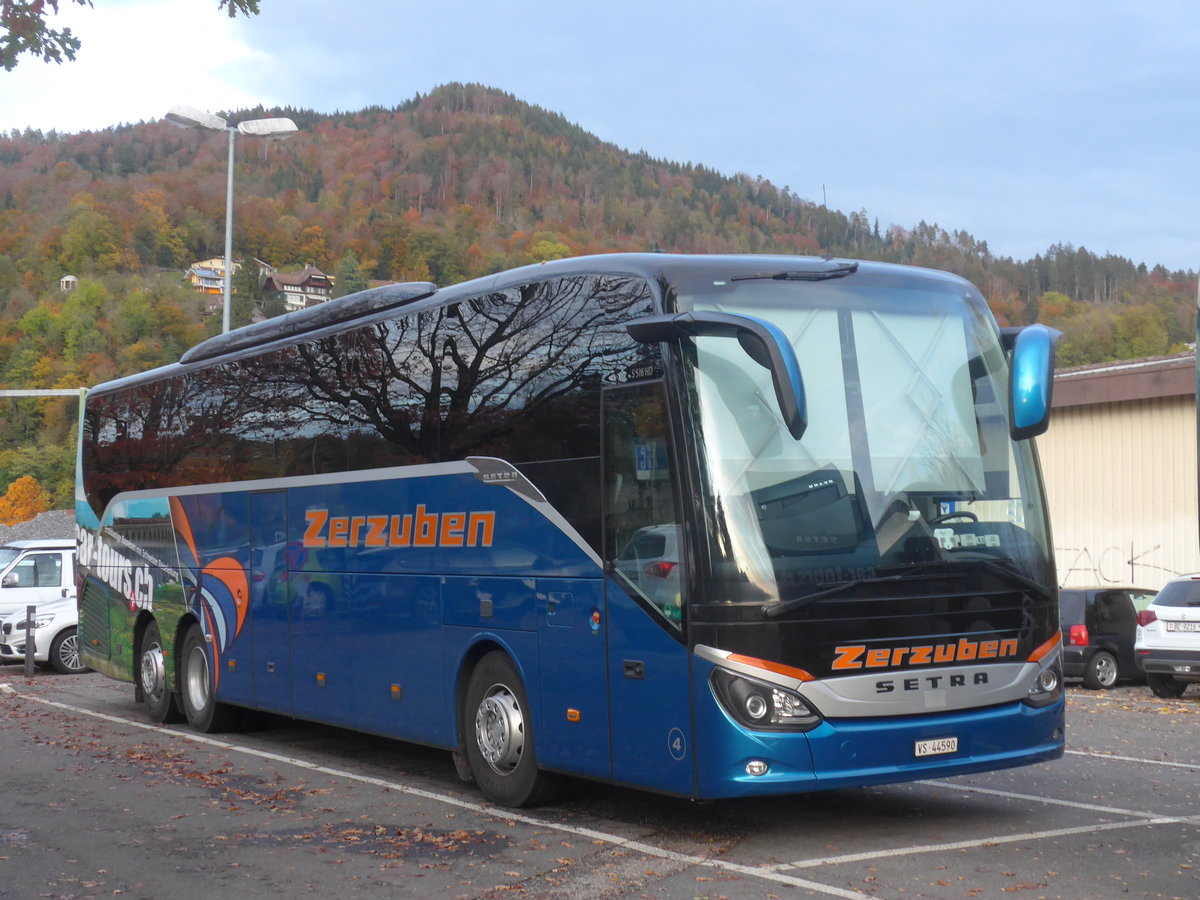 (210'730) - Zerzuben, Visp-Eyholz - Nr. 4/VS 44'590 - Setra am 2. November 2019 in Thun, Seestrasse