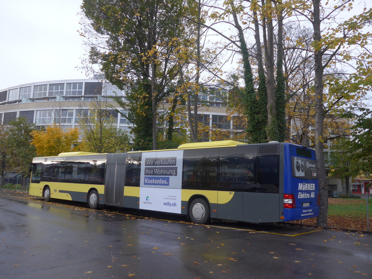 (210'745) - STI Thun - Nr. 146/BE 801'146 - MAN am 3. November 2019 bei der Schifflndte Thun