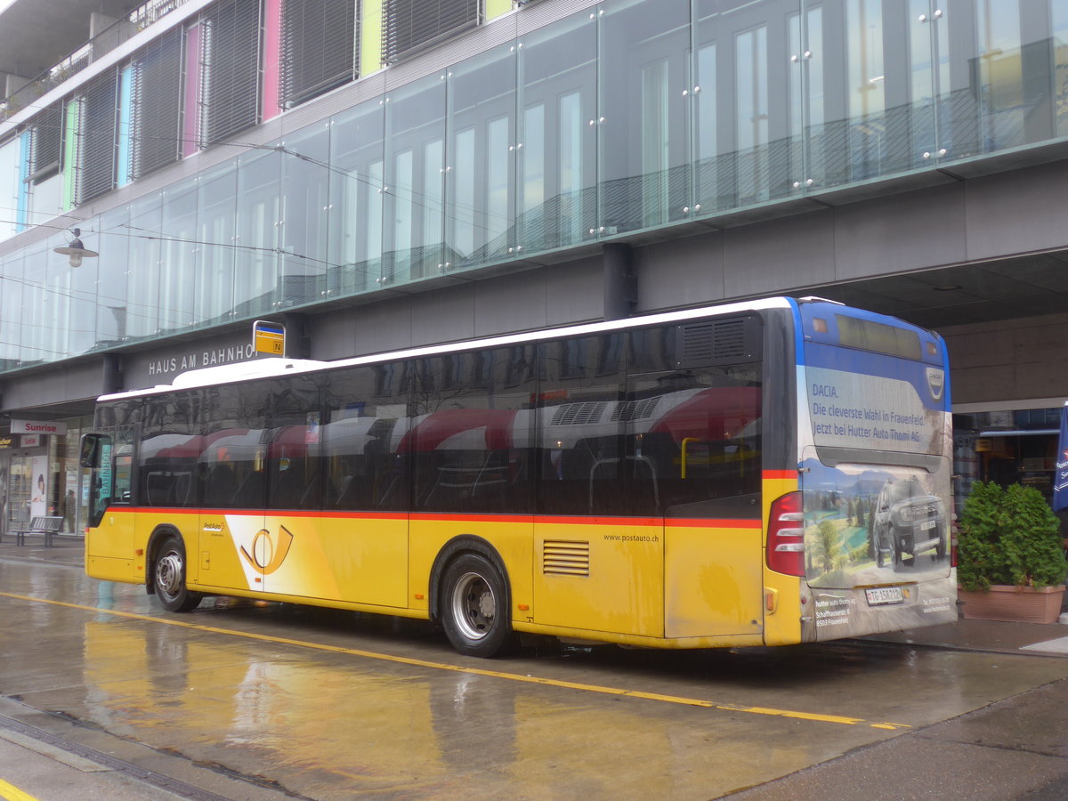 (210'769) - PostAuto Ostschweiz - TG 158'212 - Mercedes (ex Nr. 18) am 8. November 2019 beim Bahnhof Frauenfeld