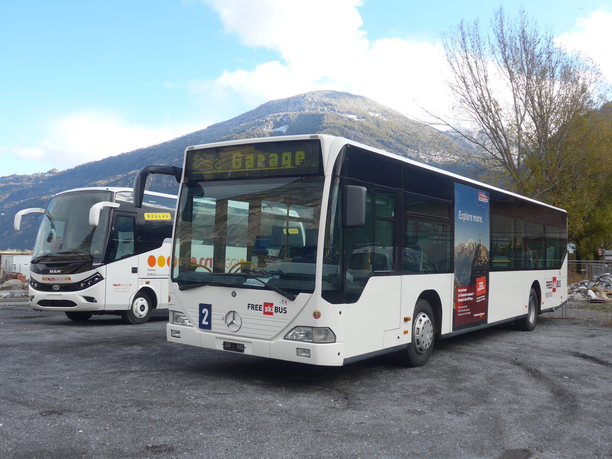 (210'926) - Buchard, Leytron - Nr. 63 - Mercedes (ex Maag, Kloten Nr. 37) am 9. November 2019 in Leytron, Garage