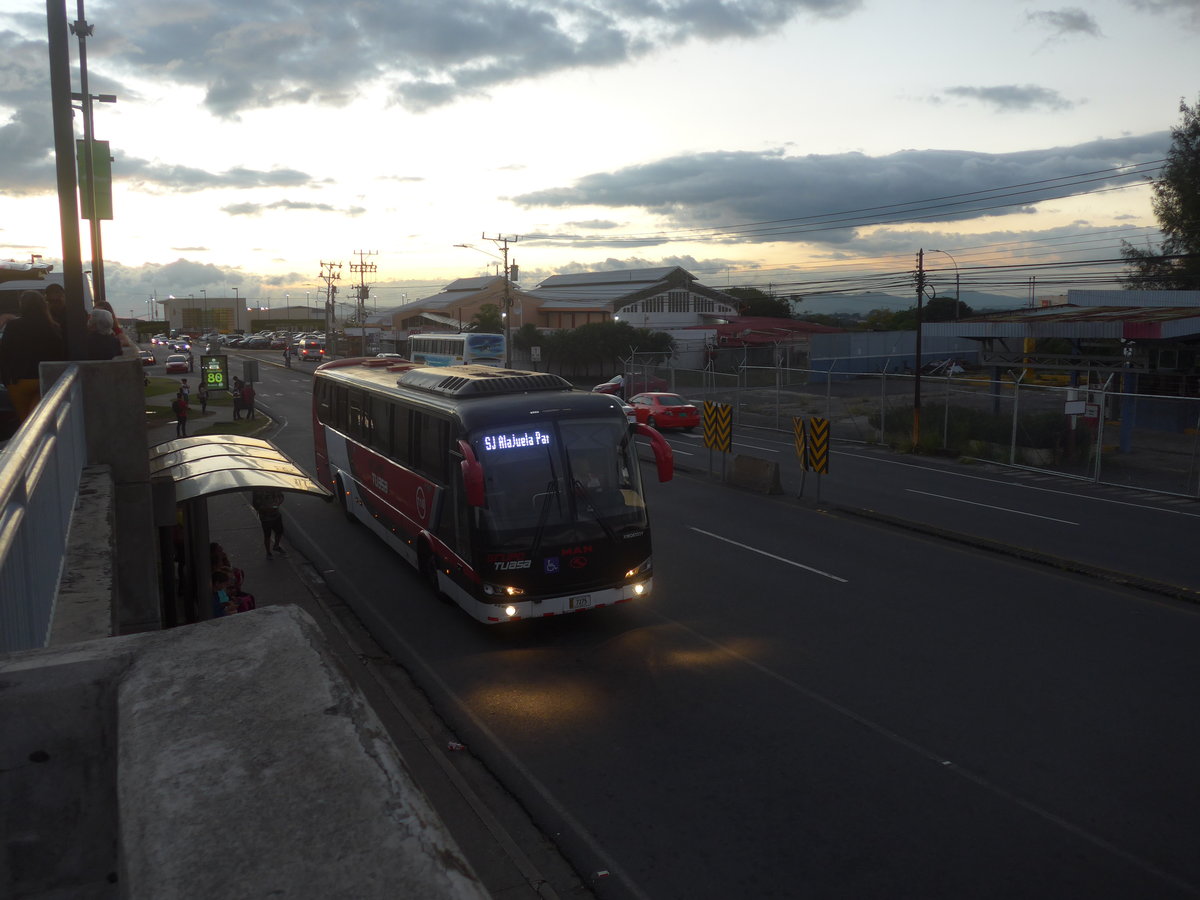 (212'519) - Tuasa, Alajuela - Nr. 116/7275 - MAN-Kinglong am 26. November 2019 in San Jos, Airport