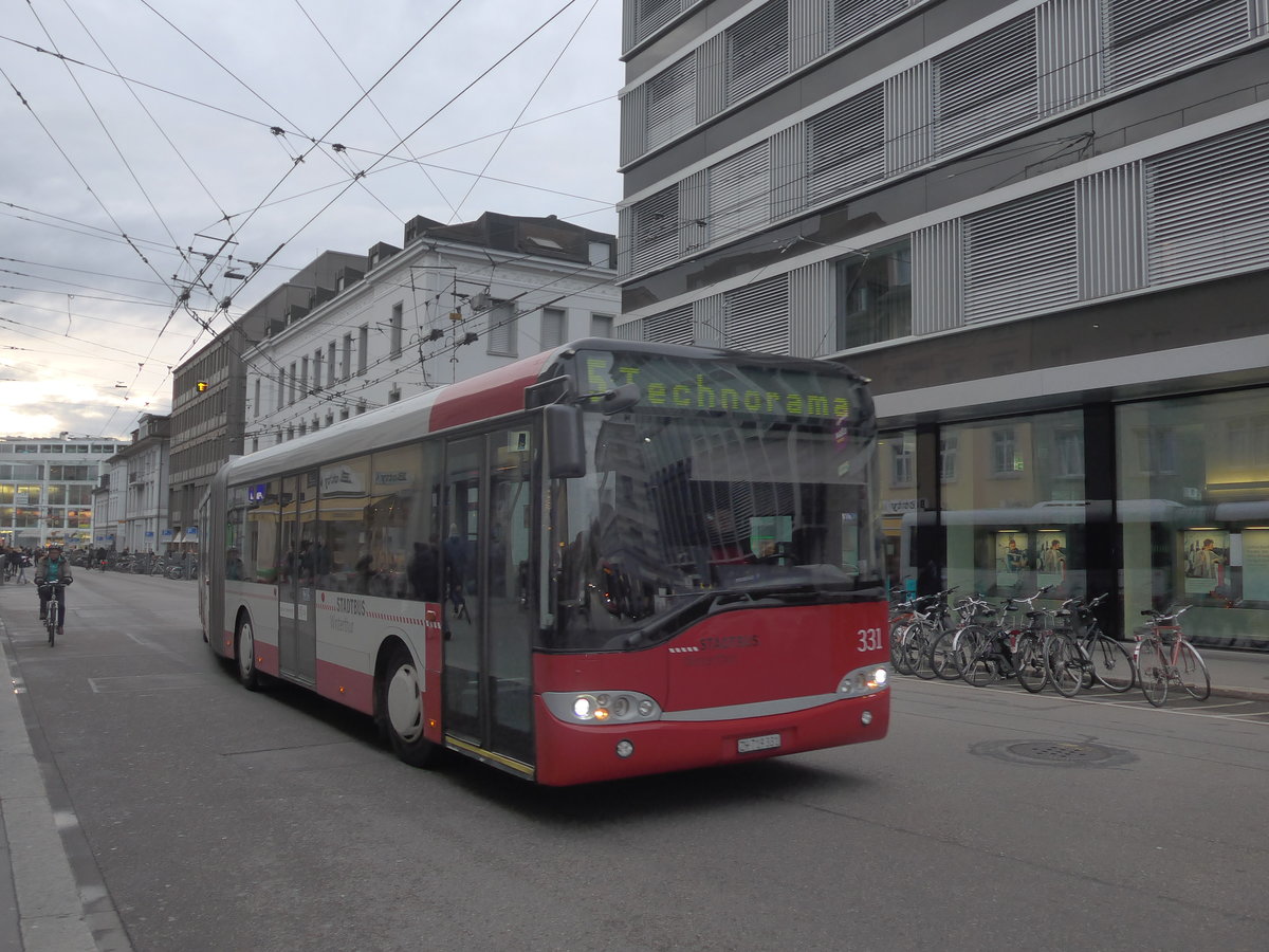 (212'660) - SW Winterthur - Nr. 331/ZH 719'331 - Solaris am 7. Dezember 2019 in Winterthur, Schmidgasse