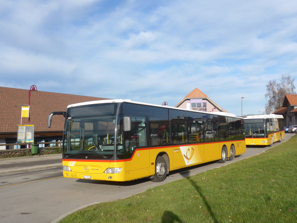 (212'792) - CarPostal Ouest - VD 359'879 - Mercedes (ex JU 31'178; ex Nr. 32) am 8. Dezember 2019 in Tierrens, Gare Routire