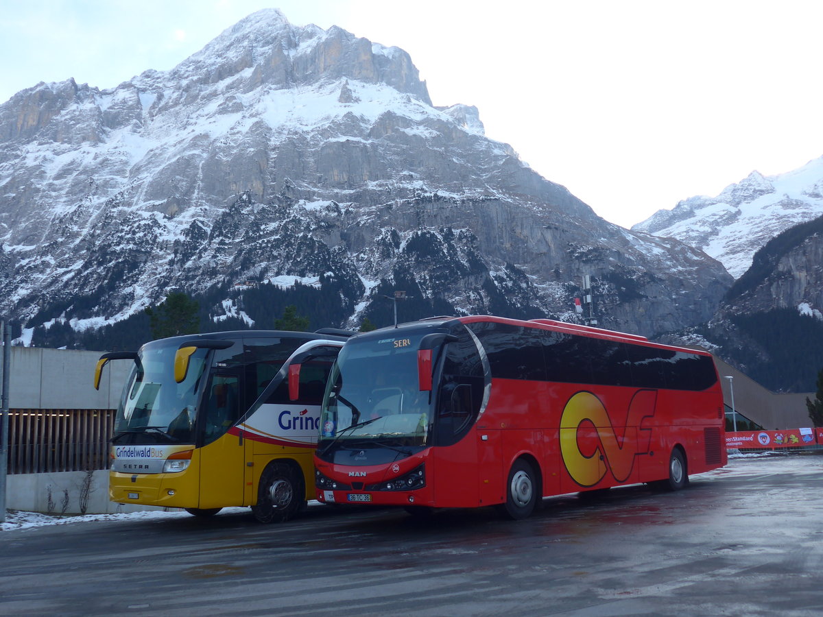 (213'154) - Aus Portugal: AVF, Lourosa - Nr. 244/36-TC-36 - MAN/Atomic am 26. Dezember 2019 beim Bahnhof Grindelwald