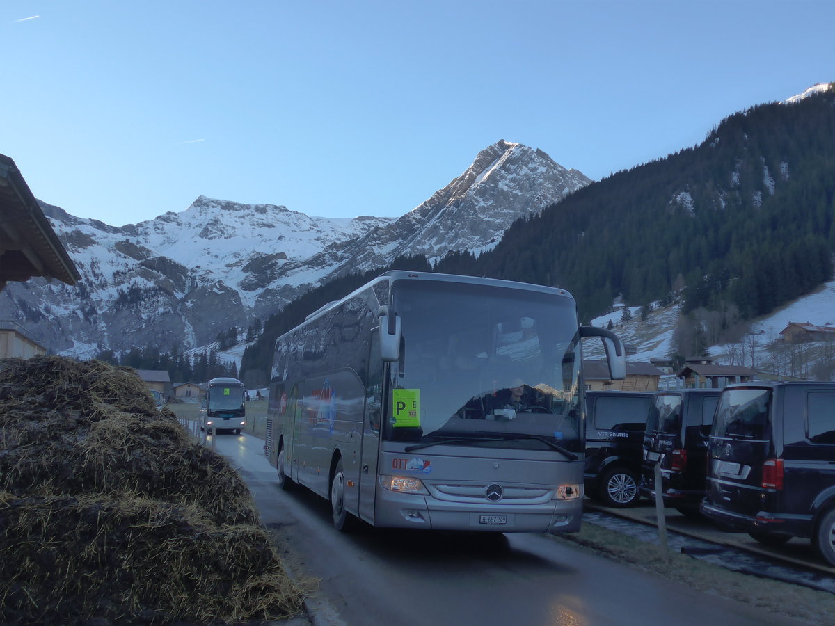 (213'507) - Ott, Steffisburg - BE 657'249 - Mercedes am 11. Januar 2020 in Adelboden, Weltcup