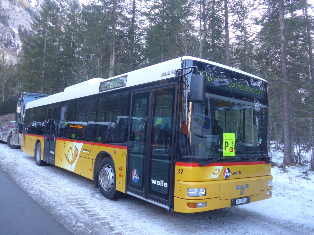 (213'633) - Wyss, Boningen - Nr. 37/SO 103'226 - MAN am 11. Januar 2020 in Adelboden, Unter dem Birg