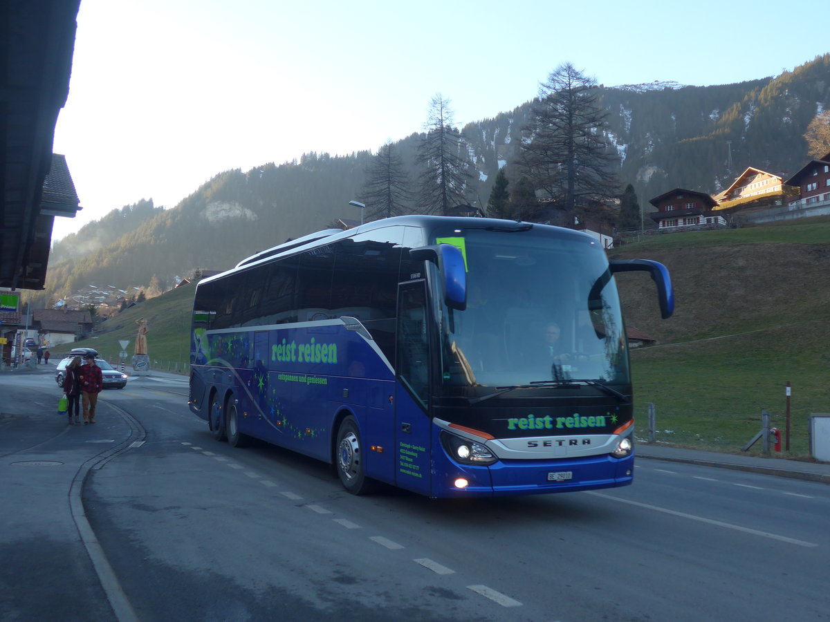 (213'756) - Reist, Gutenburg - BE 29'010 - Setra am 11. Januar 2020 in Adelboden, Oey 