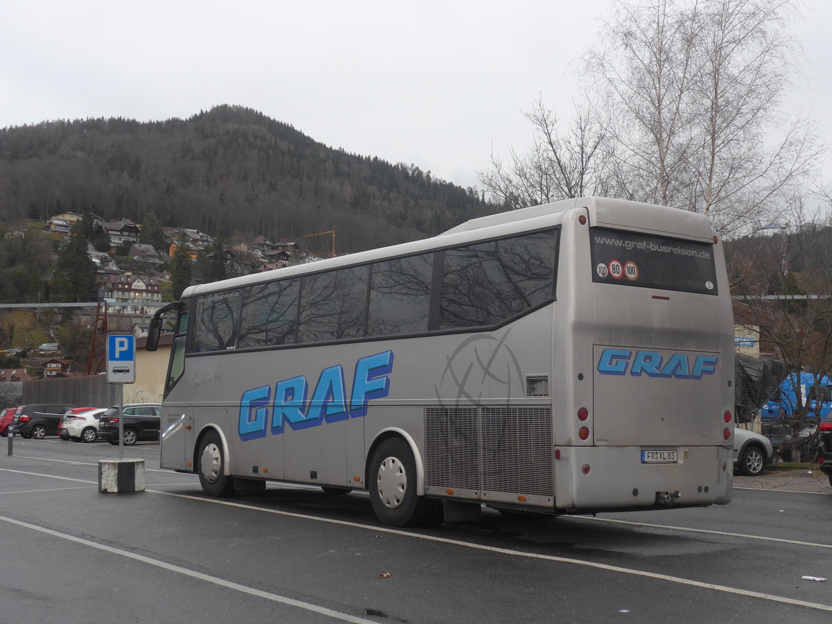 (214'412) - Aus Deutschland: Euro-Studio, Titisee - FR-XL 83 - Bova (ex Graf, Frankenthal) am 17. Februar 2020 in Thun, Seestrasse