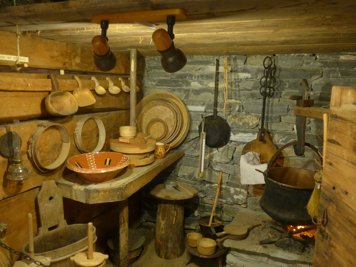 (214'483) - Kserei in Alphtte am 19. Februar 2020 im Heimatmuseum Adelboden
