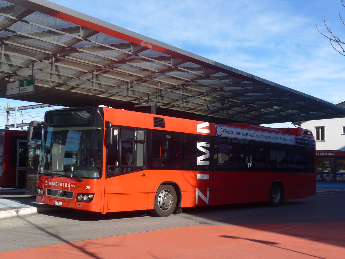 (214'664) - AHW Horgen - Nr. 29/ZH 147'405 - Volvo am 20. Februar 2020 beim Bahnhof Horgen