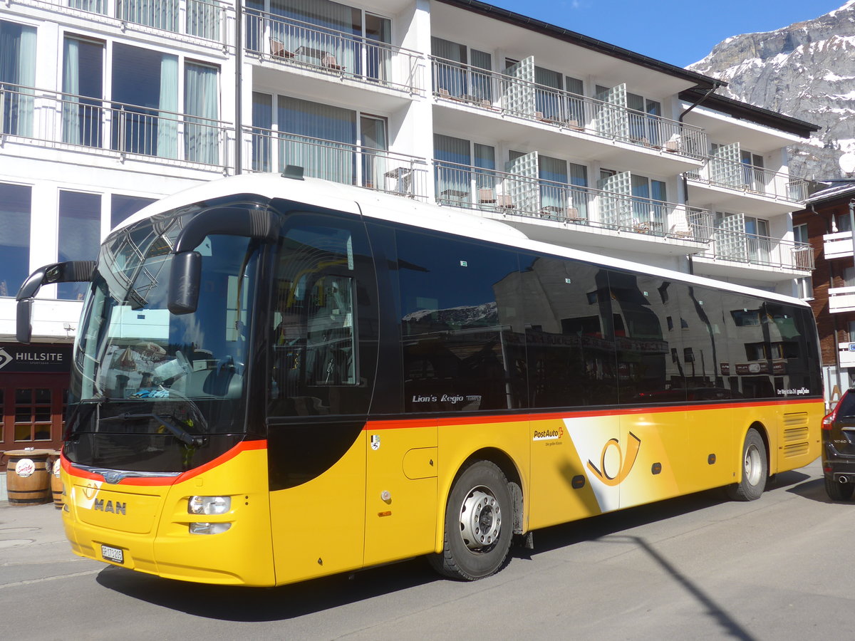 (214'986) - PostAuto Graubnden - GR 173'205 - MAN am 1. Mrz 2020 in Flims, Bergbahnen