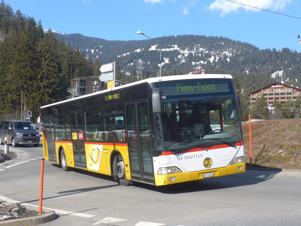 (214'987) - PostAuto Graubnden - GR 176'022 - Mercedes (ex PostAuto Nordschweiz AG 507'750; ex Kuhn Merenschwand; ex PostAuto Nordschweiz BL 127'564) am 1. Mrz 2020 in Laax, Rancho