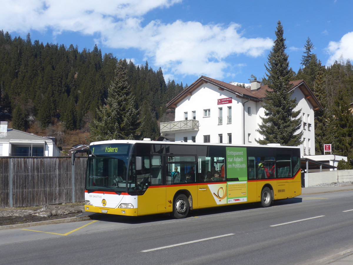 (215'000) - PostAuto Graubnden - GR 176'022 - Mercedes (ex PostAuto Nordschweiz AG 507'750; ex Kuhn, Merenschwand; ex PostAuto Nordschweiz BL 127'564) am 1. Mrz 2020 in Laax, Marcau