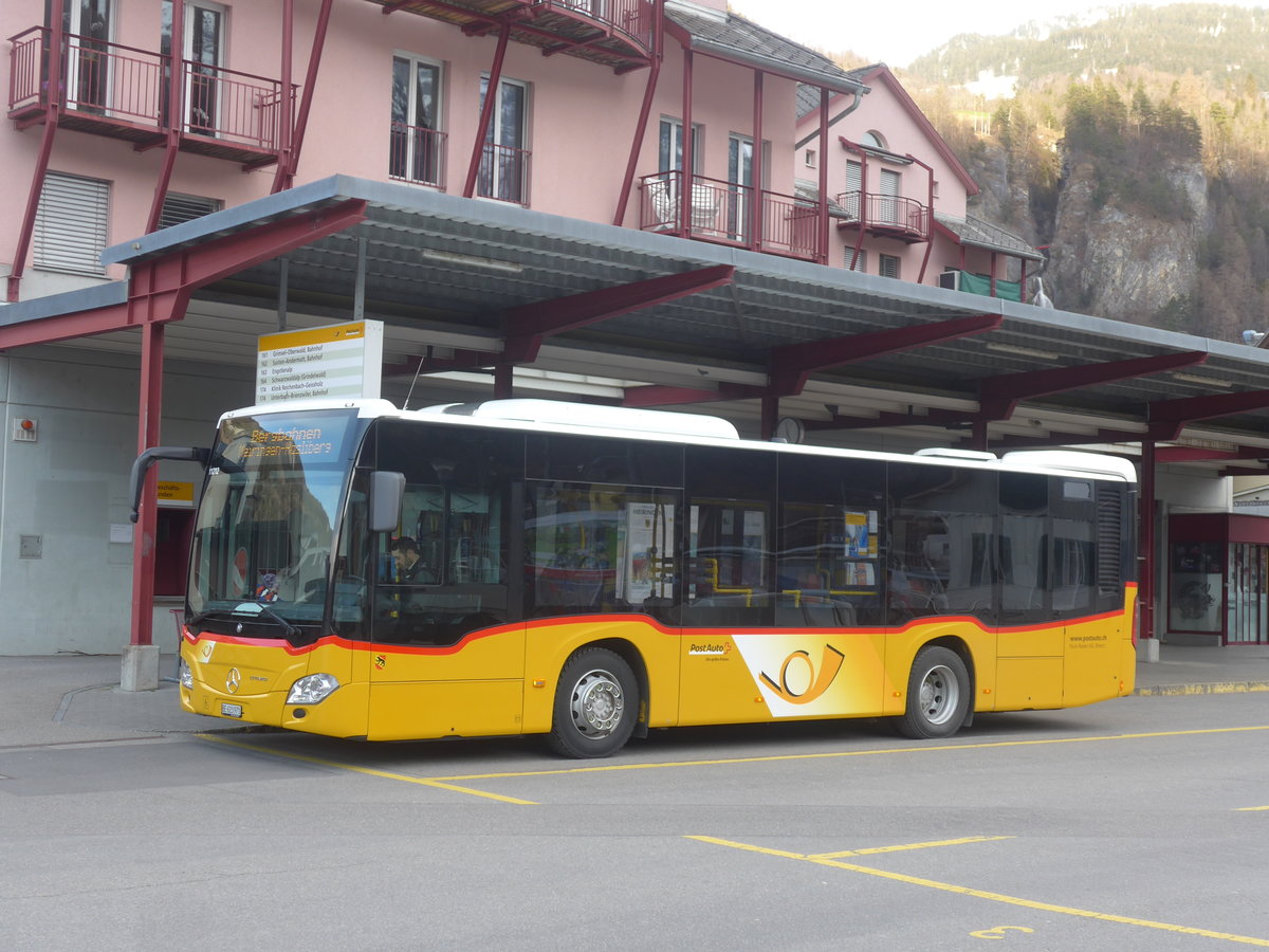 (215'101) - Flck, Brienz - Nr. 21/BE 623'971 - Mercedes am 8. Mrz 2020 in Meiringen, Postautostation