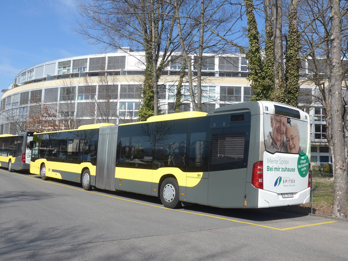 (215'277) - STI Thun - Nr. 703/BE 754'703 - Mercedes am 17. Mrz 2020 bei der Schifflndte Thun