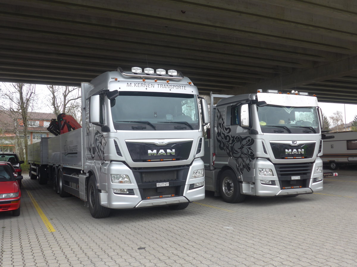 (215'417) - Kernen, Kerzers - FR 277'677 - MAN am 22. Mrz 2020 in Kerzers, Murtenstrasse