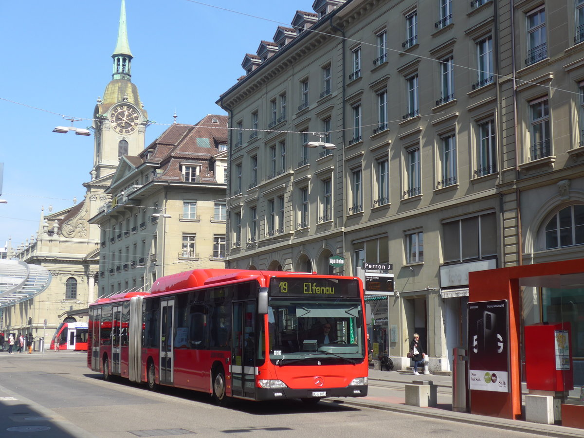 (215'608) - Bernmobil, Bern - Nr. 853/BE 671'853 - Mercedes am 27. Mrz 2020 beim Bahnhof Bern