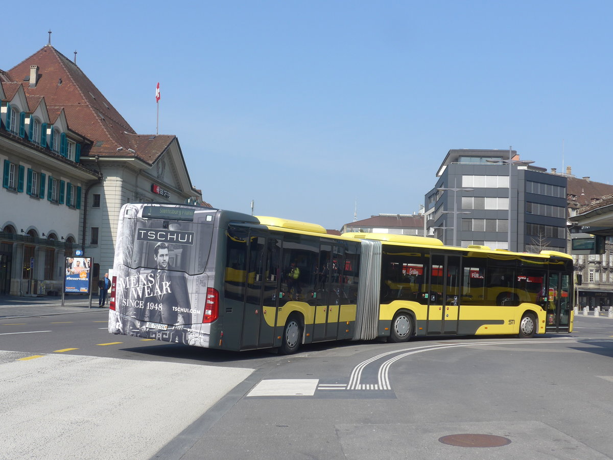 (215'632) - STI Thun - Nr. 164/BE 752'164 - Mercedes am 28. Mrz 2020 beim Bahnhof Thun